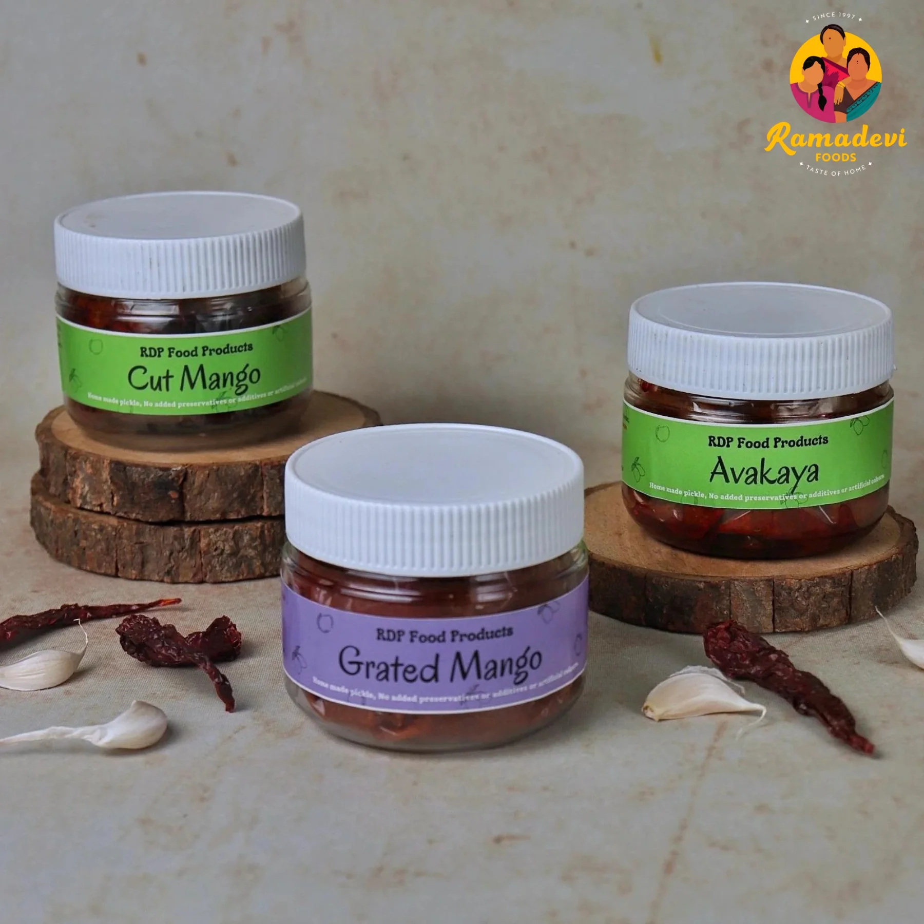 Mango Mania - 3 Types of Mango Pickles (200g Each) - Image 2